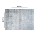 Ver imagem 6 de Tapete Sala Quarto 4,00x3,00m Talia 462 Grey - Coleção Pemogo