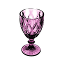 Ver imagem 6 de Jogo de Taças de Vidro para Água Suco Vinho Diamond Conjunto de Taça Mesa Posta 325ml 6 Unidades - L