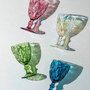 Ver imagem 2 de Jogo de Taças de Vidro para Água Suco Vinho Diamond Conjunto de Taça Mesa Posta 325ml 6 Unidades - L