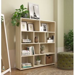 Estante para Livros com 10 Nichos 109cmx91cm Book - 2
