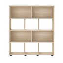 Ver imagem 3 de Estante de Livros 91CMX109CM 10 Nichos Book Bege/Marrome