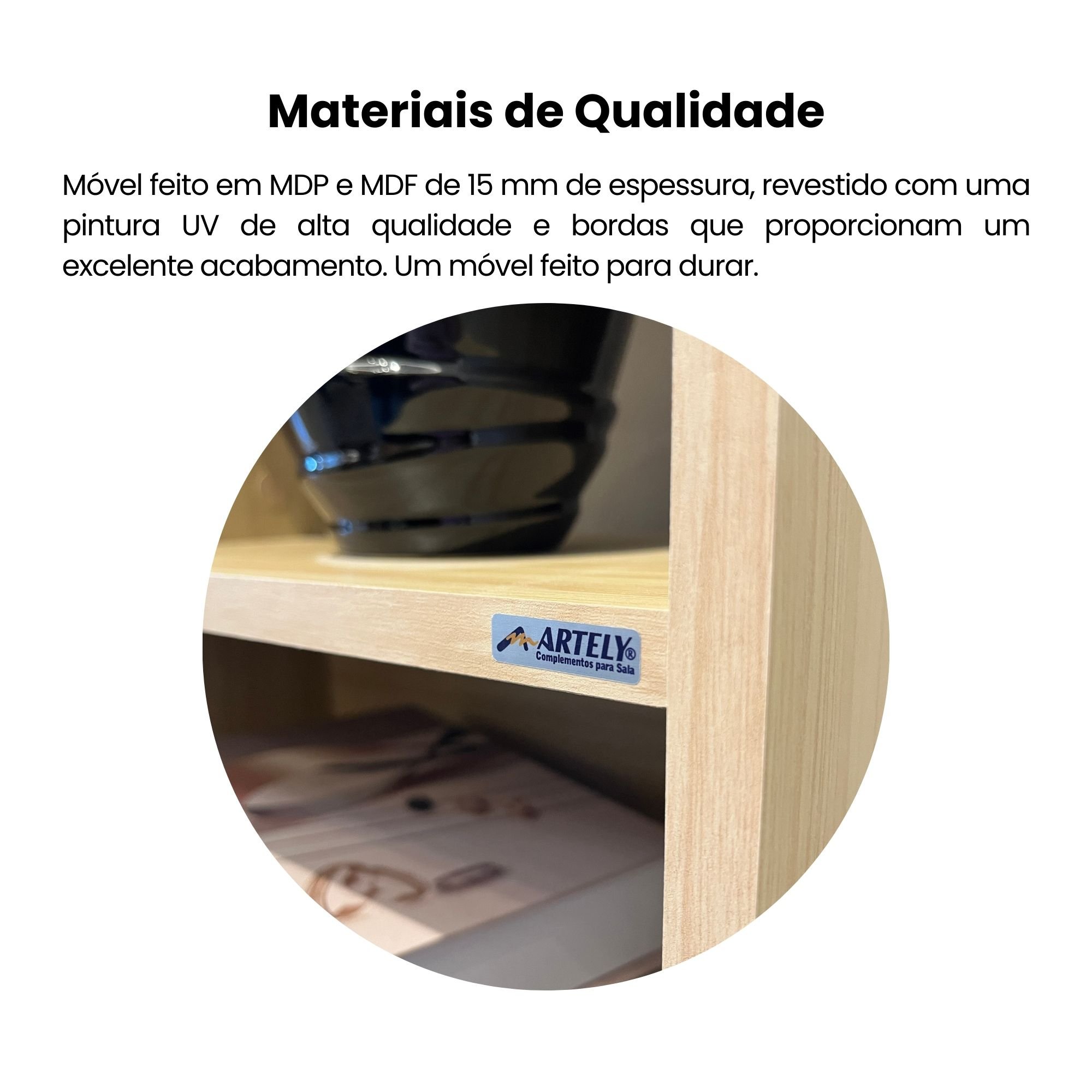 Estante para Livros com 10 Nichos 109cmx91cm Book - 9