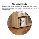 Ver imagem 6 de Estante de Livros 91CMX109CM 10 Nichos Book Bege/Marrome