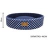 Cama Pet Redonda Unic M 46x46 Azul - Fábrica Pet - 4