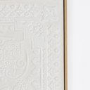 Ver imagem 3 de Quadro Arte em Relevo com Moldura Ps Bamboo Natural 80 Cm X 80 Cm X 4 Cm 10343s