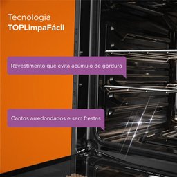 Forno Embutir Elétrico Continental 50l Limpafácil Preto 220v - 2
