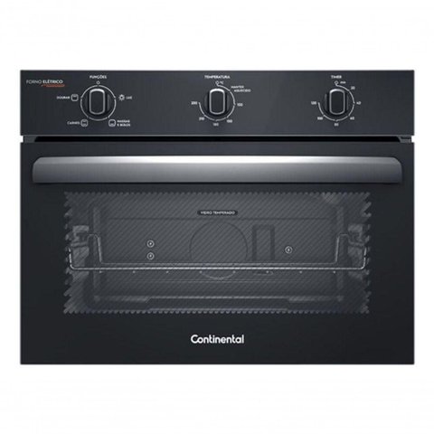 Forno Embutir Elétrico Continental 50l Limpafácil Preto 220v