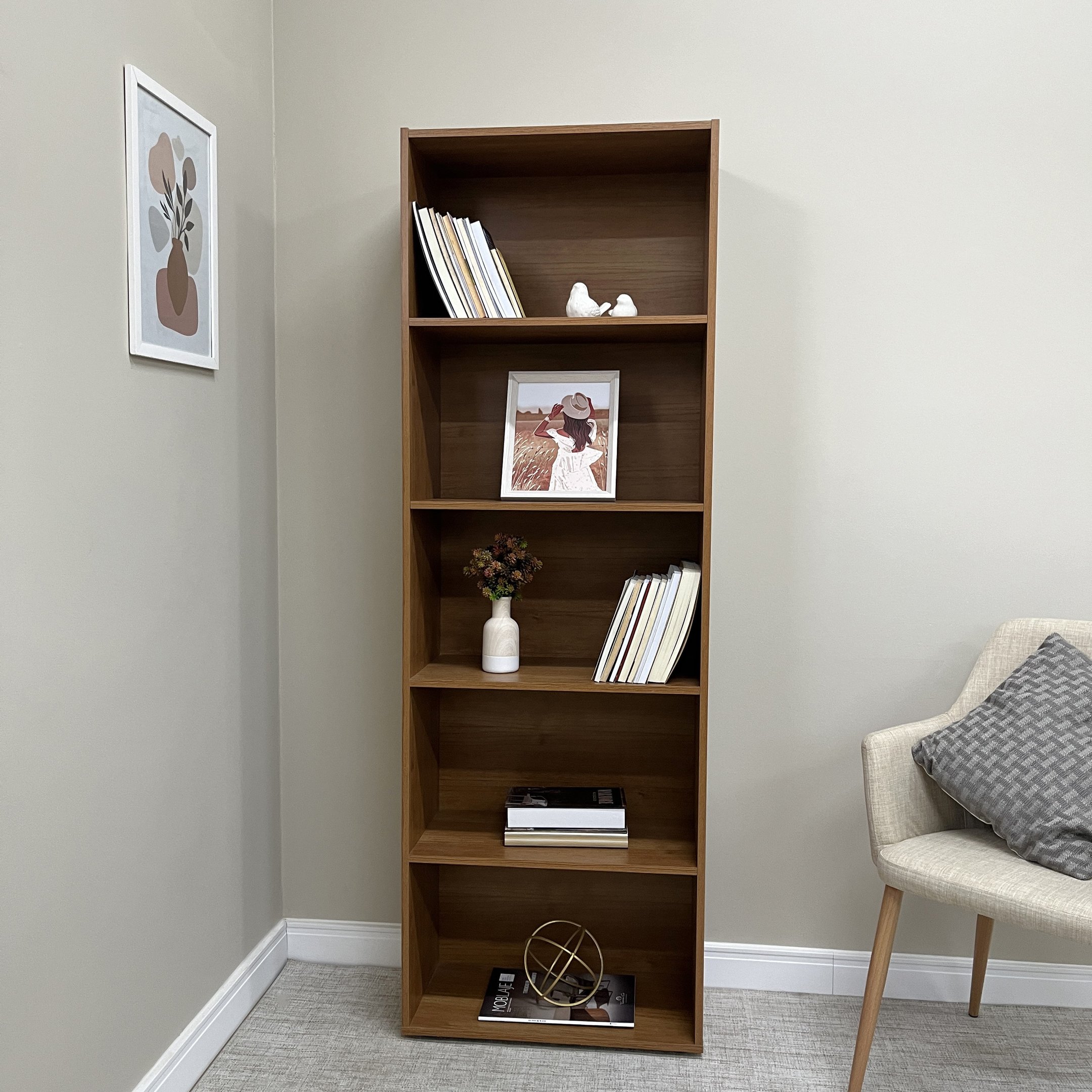 Estante para Livros 5 Prateleiras 180cmx60cm Multy - 14