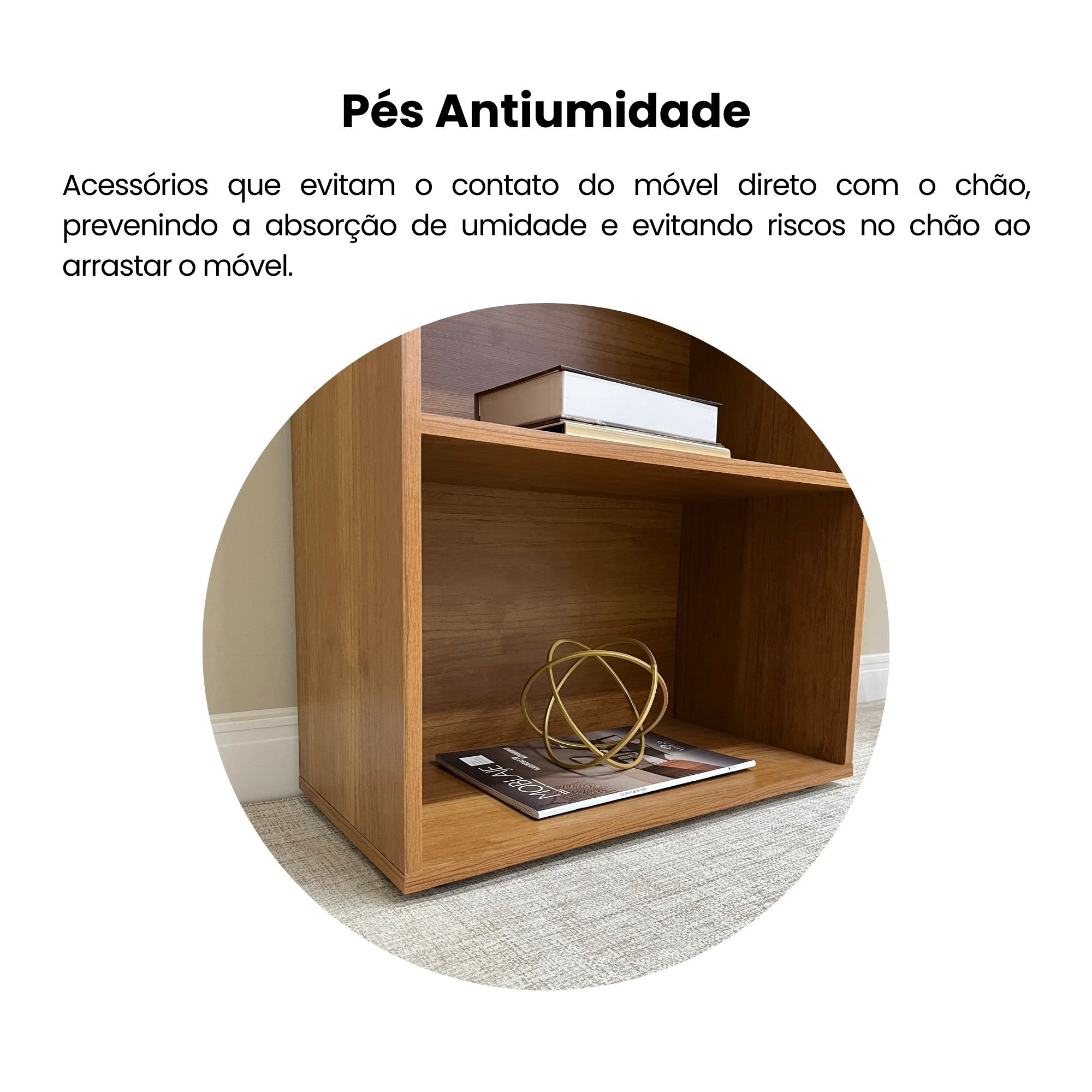 Estante para Livros 5 Prateleiras 180cmx60cm Multy - 9