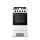 Ver imagem 1 de Fogão Esmaltec 4 Bocas Ideal Pop Mesa de Aço Inox Branco F4isb Bivolt