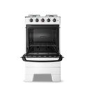 Ver imagem 3 de Fogão Esmaltec 4 Bocas Ideal Pop Mesa de Aço Inox Branco F4isb Bivolt