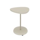 Ver imagem 3 de Mesa de Apoio Lateral Orgânica Moderna para Sala de Estar 100% MDF Bel Artely Bege Off White