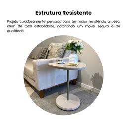 Mesa Lateral de Apoio 100% MDF Bel - 16