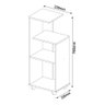 Mesa Lateral de Apoio com Prateleiras Bis - 4