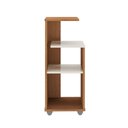 Ver imagem 3 de Mesa Lateral de Apoio com Prateleiras Bis Marrom