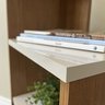 Mesa Lateral de Apoio com Prateleiras Bis - 11