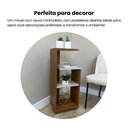 Ver imagem 7 de Mesa Lateral de Apoio com Prateleiras Bis Marrom