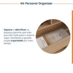 Guarda-roupa Modulado Joy 3 Peças Canto, Nicho com 2 Gavetas e Sapateira CabeCasa MadeiraOriginals - 8
