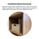 Ver mais imagens de Mesa Lateral de Apoio 1 Gaveta com Pintura Palha Trama Artely Carvalho