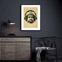 Ver imagem 1 de Quadro Decorativo Music Buda - 60x48cm:madeira Branca