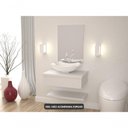 Ver imagem 5 de Conjunto Bancada C-cuba L42 e Prateleira Metrópole 605 Perffect Acetinado Branco Chess
