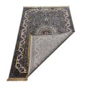 Ver imagem 4 de Tapete Persa Royal Cinza 200x300cm Fio Acetinado - Ideal para Quarto e Sala