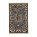 Ver imagem 1 de Tapete Persa Royal Cinza 200x300cm Fio Acetinado - Ideal para Quarto e Sala