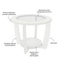 Ver imagem 5 de Mesa de Centro 100% MDF com Vidro Temperado Curve