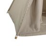 Cabana Pet Camping Cachorro Gato - Algodão Liso - 70x70x84cm - Marrom amarelado - 4