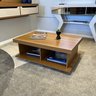 Mesa de Centro Retangular Tampo em Tamburato 50mm com Rodizios Dunas - 13