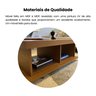 Mesa de Centro Retangular Tampo em Tamburato 50mm com Rodizios Dunas - 9