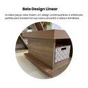 Ver imagem 6 de Mesa de Centro Retangular Tampo em Tamburato 50mm com Rodizios Dunas Bege