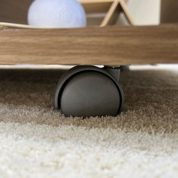 Mesa de Centro Retangular Tampo em Tamburato 50mm com Rodizios Dunas - 12