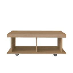 Mesa de Centro Retangular Tampo em Tamburato 50mm com Rodizios Dunas - 3