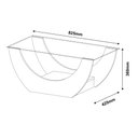 Ver imagem 4 de Mesa de Centro com Tampo de Vidro Temperado Tampo em MDF Onda