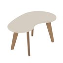 Ver imagem 2 de Mesa de Centro Design Orgânica Bege 100% MDF