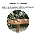 Ver imagem 7 de Mesa de Centro Design Orgânica Marrom 100% MDF