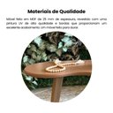 Ver imagem 6 de Mesa de Centro 100% MDF Design Orgânica Marrom