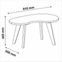 Ver imagem 3 de Mesa de Centro 100% MDF Design Orgânica