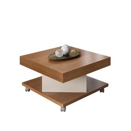 Mesa de Centro com Rodízio Quadrada Saara - 21