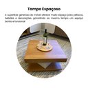 Ver mais imagens de Mesa de Centro com Rodízio Quadrada Saara Marrom