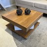 Mesa de Centro com Rodízio Quadrada Saara - 14
