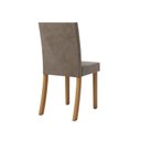 Ver mais imagens de Conjunto Sala de Jantar Mesa Lisa 120cm Tampo MDF Canto Reto 4 Cadeiras Lily