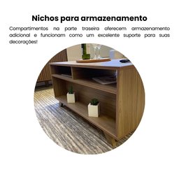 Mesa de Centro 2 Gavetas e Detalhe em Impressão Palha Trama - 10