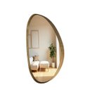 Ver imagem 3 de Espelho Orgânico com Borda de Madeira - Havana 73x56