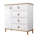 Ver imagem 2 de Cômoda Jujuba com Sapateira em Mdf Elegante e Moderna:branco