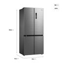 Ver imagem 5 de Geladeira Frost Free 4p 474l Inverter Smart Cor Inox Midea Md-rf691fgd463 - Bivolt