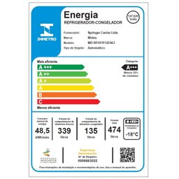 Geladeira Frost Free 4p 474l Inverter Smart Cor Inox Midea Md-rf691fgd463 - Bivolt - 10