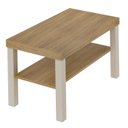 Ver imagem 2 de Mesa de Centro em Tamburato 50 mm com Prateleira Up Bege