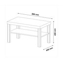 Ver imagem 3 de Mesa de Centro em Tamburato 50 mm com Prateleira Up Bege